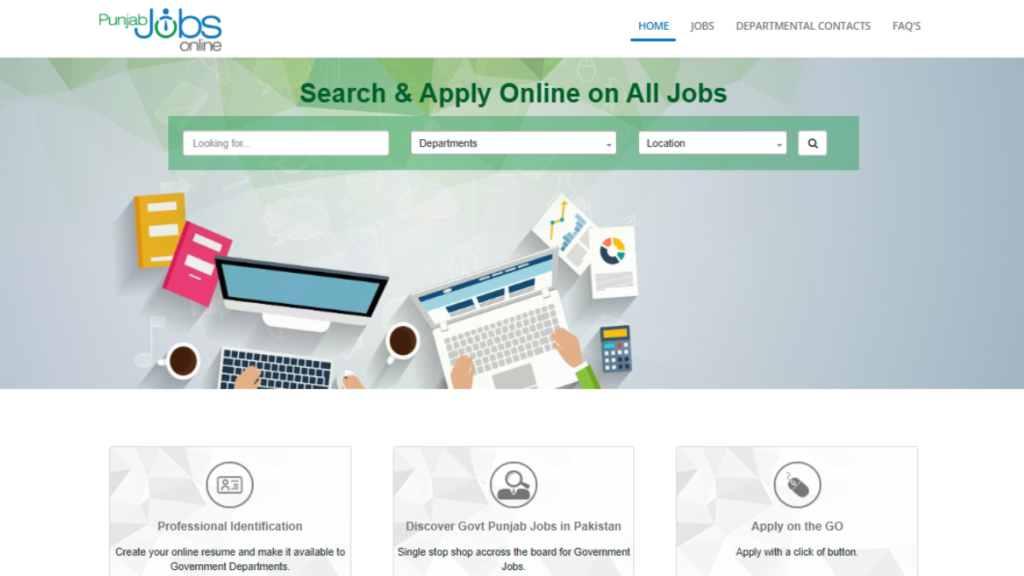 Govt Punjab Job Portal Login - Apply Online